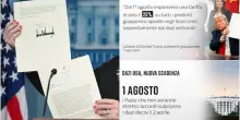 Dazi Trump, da annunci a lettere: cosa sta succedendo