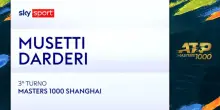 Musetti-Darderi: highlights Atp Shanghai