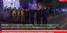 Hamas consegna resti di un ostaggio già riportato a Israele