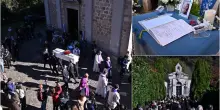 Femminicidio Pamela Genini, a Strozza chiesa piena per funerali. FOTO