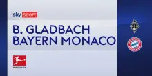 Borussia M'Gladbach-Bayern Monaco 0-3: gol e highlights