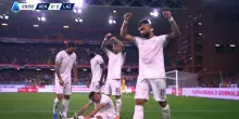 Genoa-Lazio, Marusic si fa male ma fa assist a Castellanos