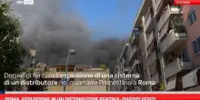Roma, esplosione in un distributore benzina: diversi feriti