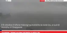 Giappone, tifone Halong colpisce le isole Izu