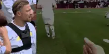 La bodycam prima di Aston Villa-Newcastle