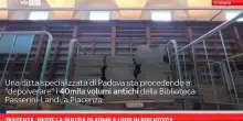 Piacenza, parte la pulizia di 40mila libri in biblioteca