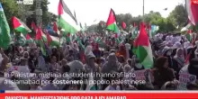 Pakistan, manifestazione pro Gaza a Islamabad