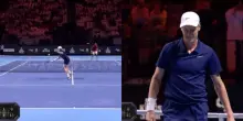 Sinner è ovunque: che punto con Djokovic. VIDEO