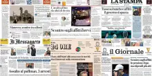 Le prime pagine dei quotidiani di oggi 21 ottobre: la rassegna stampa