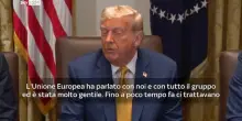 Trump: a giorni manderò lettere per dazi all'Ue
