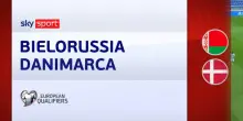 Bielorussia-Danimarca 0-6: gol e highlights