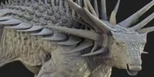 Scoperto in Marocco il fossile di dinosauro 'punk'