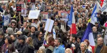 7 ottobre, in piazza a Parigi per chiedere la liberazione degli ostaggi