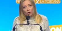 Meloni chiude la campagna elettorale in Toscana: "Sinistra scarsa a governare"