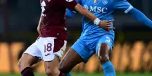 Torino batte il Napoli 1-0: primo successo casalingo, decide Simeone
