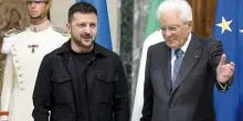 «L’Italia è con Kiev». Mattarella accoglie Zelensky al Quirinale