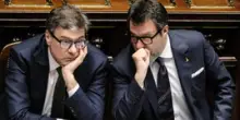 Salvini apparecchia promesse di pace fiscale e flat tax, Giorgetti sparecchia con Lagarde e con i mercati