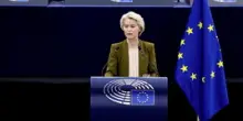 Von der Leyen in difficoltà sullo stato dell’Unione punta su difesa e Gaza