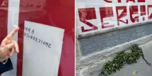"Buona resurrezione". L'ennesimo oltraggio a Ramelli: rubata la corona di fiori