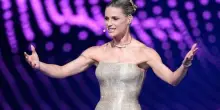 Eurovision, Michelle Hunziker omaggia l'Italia ma non viene trasmesso