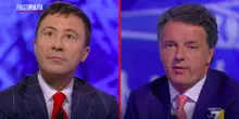 "Statti buono", "Sei illiberale". Scintille tra Renzi e Bocchino in studio