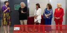 Linate, due panchine rosse contro la violenza sulle donne