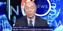 Mieli promuove Meloni e spiazza la sinistra: gelo in studio