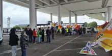 Sciopero a Malpensa, il sindacato Usb al Terminal 1 per lavoro e Palestina