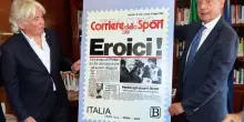Corriere dello Sport, presentato il francobollo per i 100 anni: "Una grande storia italiana"