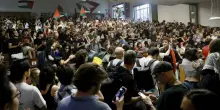 Corteo pro Pal alla Sapienza: occupata la facoltà di Scienze politiche