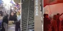 Assalto pro Pal alle stazioni. Scontri in centro a Roma: bottiglie contro la polizia