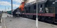 Il treno sotto le bombe russe. Tutti vivi i pacifisti italiani