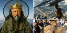 Liquami sui manifestanti. Trump risponde alle proteste "No kings" con un video fatto dall'Ai