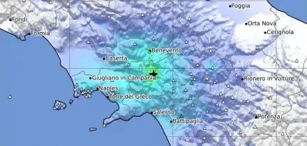 Terremoto in Irpinia di magnitudo 4.0: gente per strada. Sentito in tutta la Campania