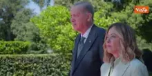 La premier Meloni accoglie a Villa Doria Pamphilj il Presidente Turco Erdogan