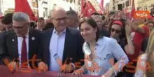 Primo maggio, Landini, Schlein e Gualtieri alla manifestazione della Cgil a Roma