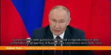 Putin "Russia e Cina vogliono un ordine mondiale più giusto"