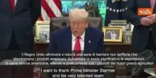 Trump: Usa e Gran Bretagna hanno firmato un grande accordo per entrambi i Paesi