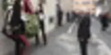 Mattarella in via Caetani depone corona di fiori per Aldo Moro