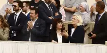 Le Pen "felice di essere a Roma". Salvini: "Un onore". Prima entrambi a San Pietro