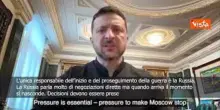 Zelensky: La Russia parla spesso di negoziazioni ma quando arriva il momento si nasconde