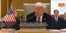 L'annuncio di Trump a Ryad: Elimineremo tutte le sanzioni alla Siria