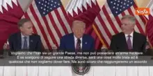 Trump: "Ci avviciniamo a un accordo con l'Iran sul nucleare"