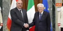 Mattarella riceve Presidente della Repubblica Libanese Joseph Aoune al Quirinale