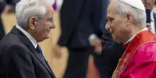 Mattarella alla messa d'inizio pontificato di Papa Leone
