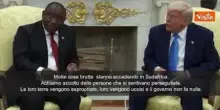 Trump a Presidente Ramaphosa: "In Sudafrica è in corso genocidio dei bianchi"