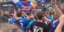 Napoli "vede" lo scudetto, cresce l'attesa in città