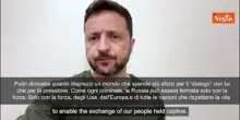 Zelensky: Solo sentimento di completa impunità permette a Mosca di sferrare attacchi