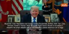 Trump firma divieto viaggio negli Stati Uniti per 12 Paesi: Disprezzano leggi immigrazione Usa