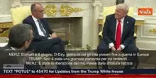 Merz: "Domani anniversario D-Day", Trump: "Non fu un giorno piacevole per voi tedeschi"